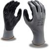 Cordova 6894XL Cor-Touch II 13-Gauge Gloves, Gray Polyester Shell, Black Flat Nitrile Palm Coating, X-Large, 12-Pack Bulk Work Gloves