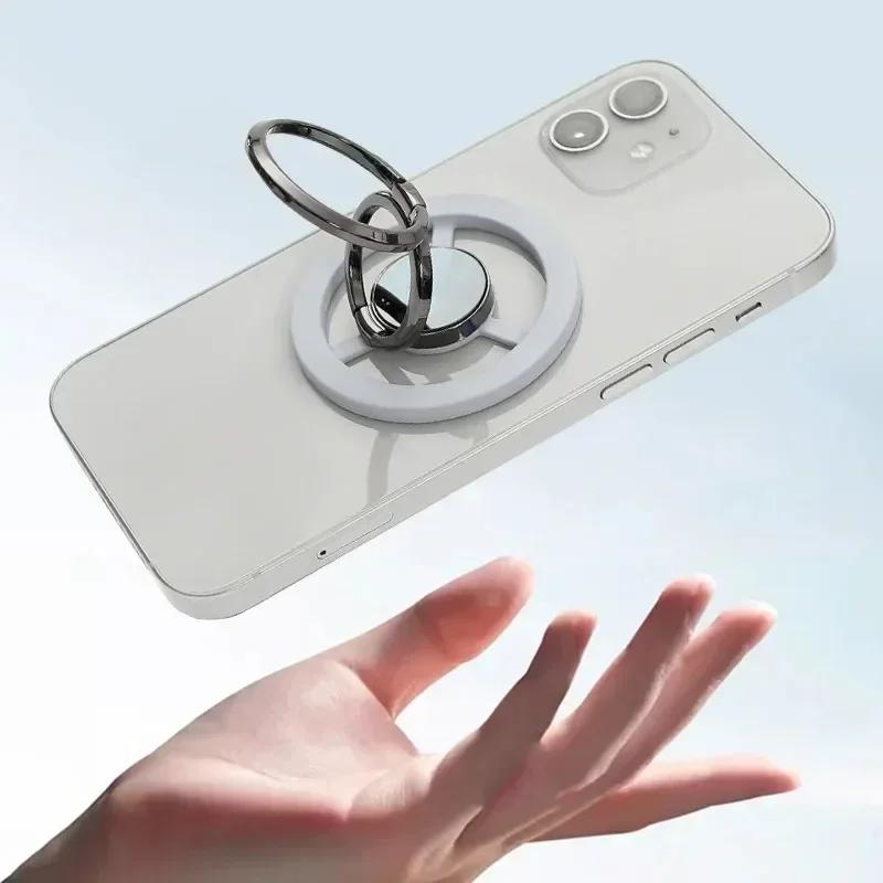MagSafe Magnet Klapp 360 Rotation Telefon Ständer Finger Ring Magnetische Holde für IPhone 15 14 13 Xiaomi Telefon Zubehör