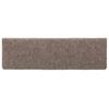 Self Adhesive Stair Treads 15 Pcs 65 X 21 X 4 Cm Beige Rectangular Edge