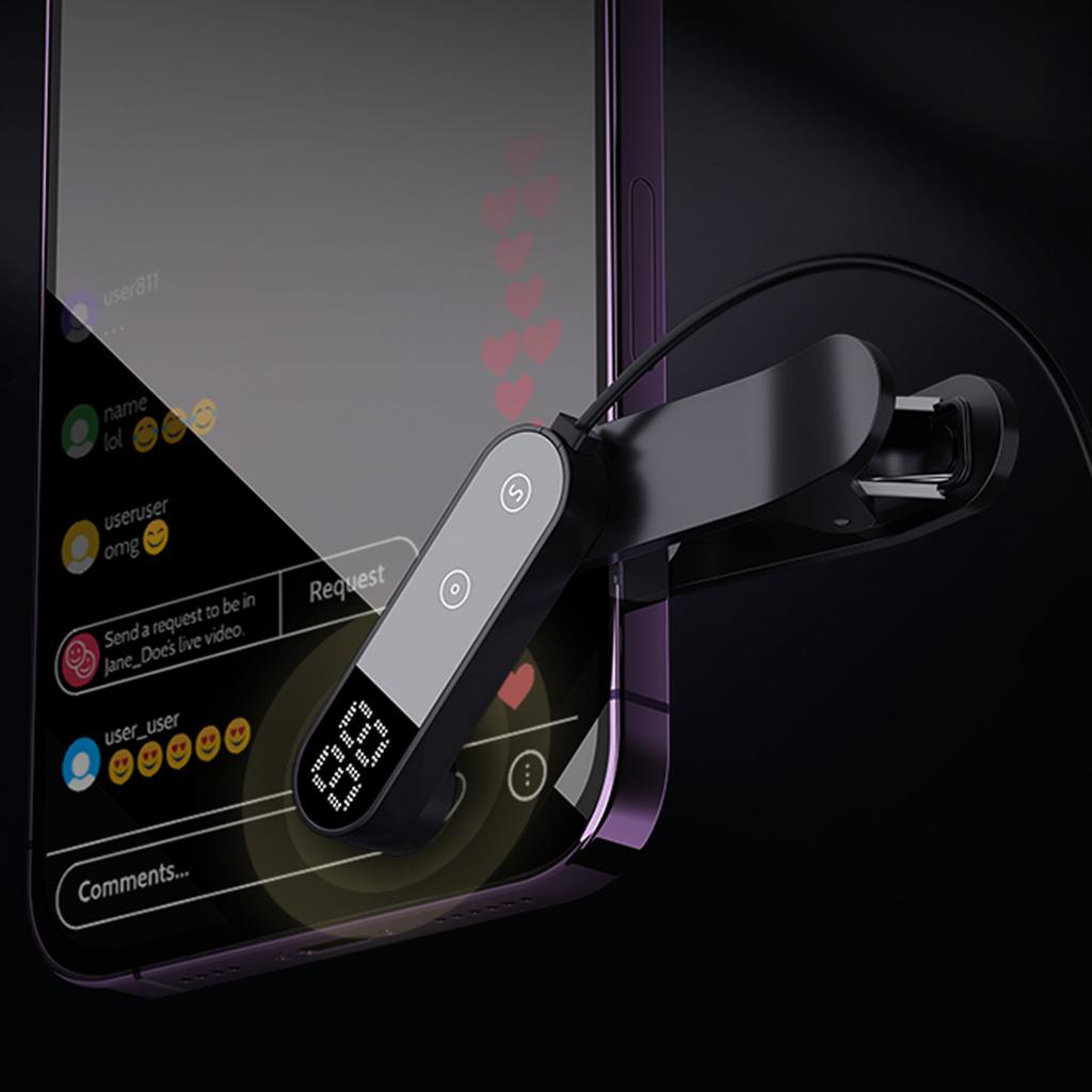 Simulované klikání prstem Nastavitelná rychlost Fyzické zařízení pro klikání rychlostí Automatické klikání na obrazovku Kompatibilní pro iPhone iPad Aplikace