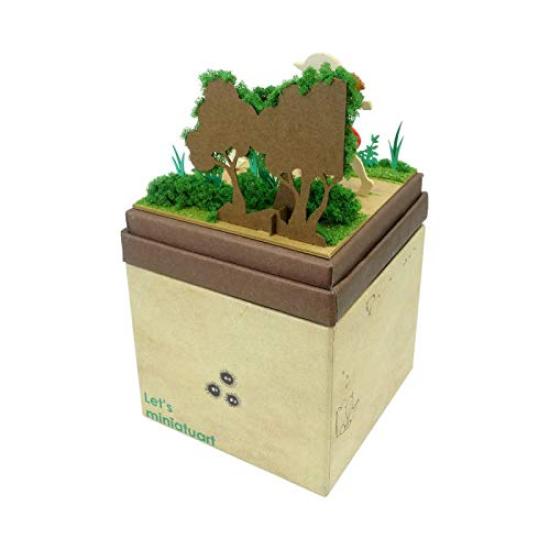 Sankei Studio Ghibli Mini Mein Nachbar Totoro Totoro Mei und Kleiner Totoro Papierbastelset MP07-97