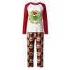 Family Matching Print Sets Pajamas Loungewear Outfits Family Matching Long Sleeve Tops+Pants Set