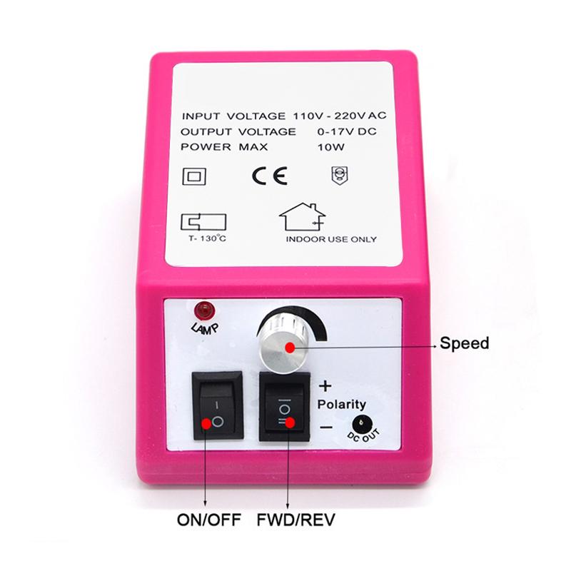 Electric Nail Art File Drill Manicure Polisher Machine Pedicure Care Sander Grinder Salon Kit