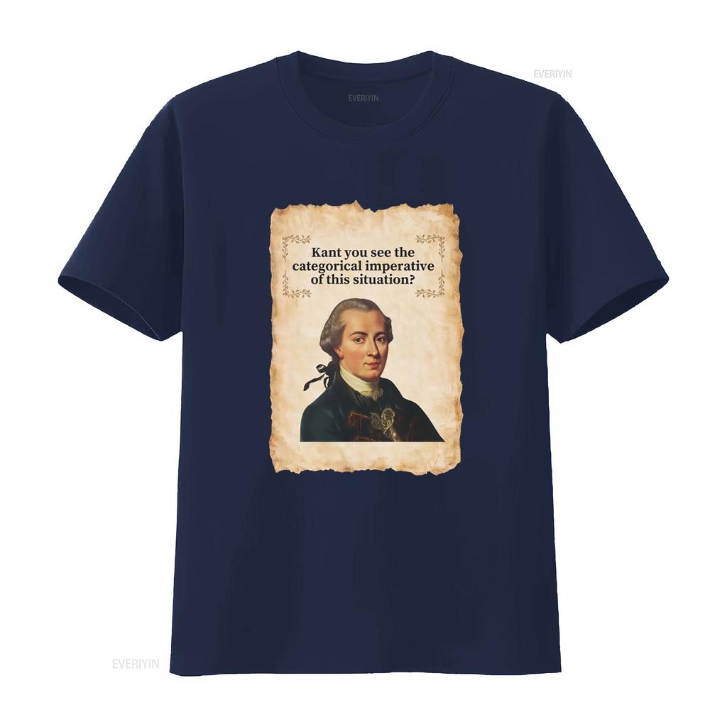 Imunisexuel Kant T Shirt Philosophy Pun Categorical Imperative Design For Student Professor Lover Vintage Washed Comfortable