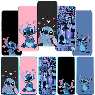 Per Motorola Moto Edge 40 30 neo G54 G24 G84 iPhone 15 14 Xiaomi Redmi Note 13 12 11 Pro Samsung Galaxy A34 A54 Custodia per telefono Stitch Lilo Anime rosa blu