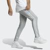 Adidas Pantaloni creion esențiali cu dungă laterală și talie elastică pentru bărbați, funduri, gri, IC0046