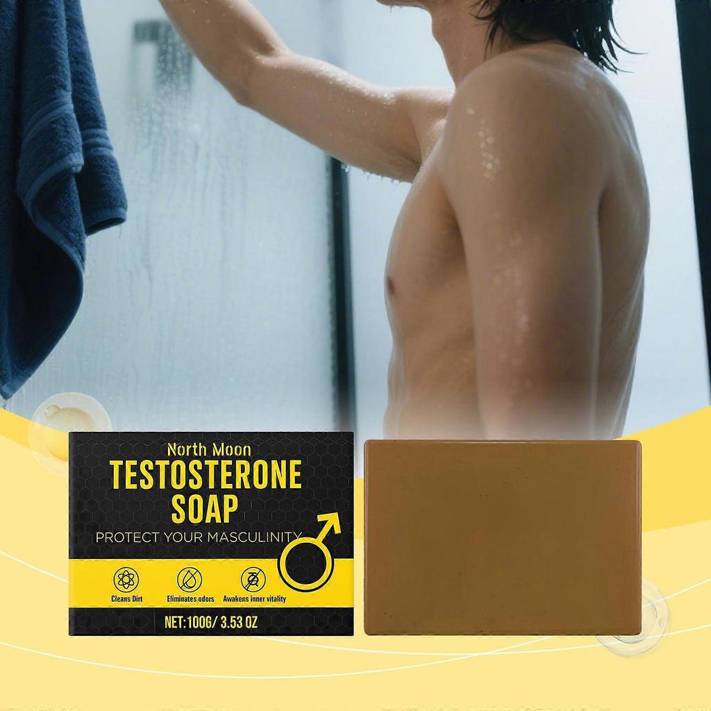 North Moon Men's Energizing Nourishing Soap - Moisturizing, Cleansing, And Gentle On Skin