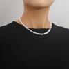 European and American Jewelry, a Few Taels of Broken Silver Imitation Pearl Necklace for Women, Versatile Mori Temperament Collarbone Chain 