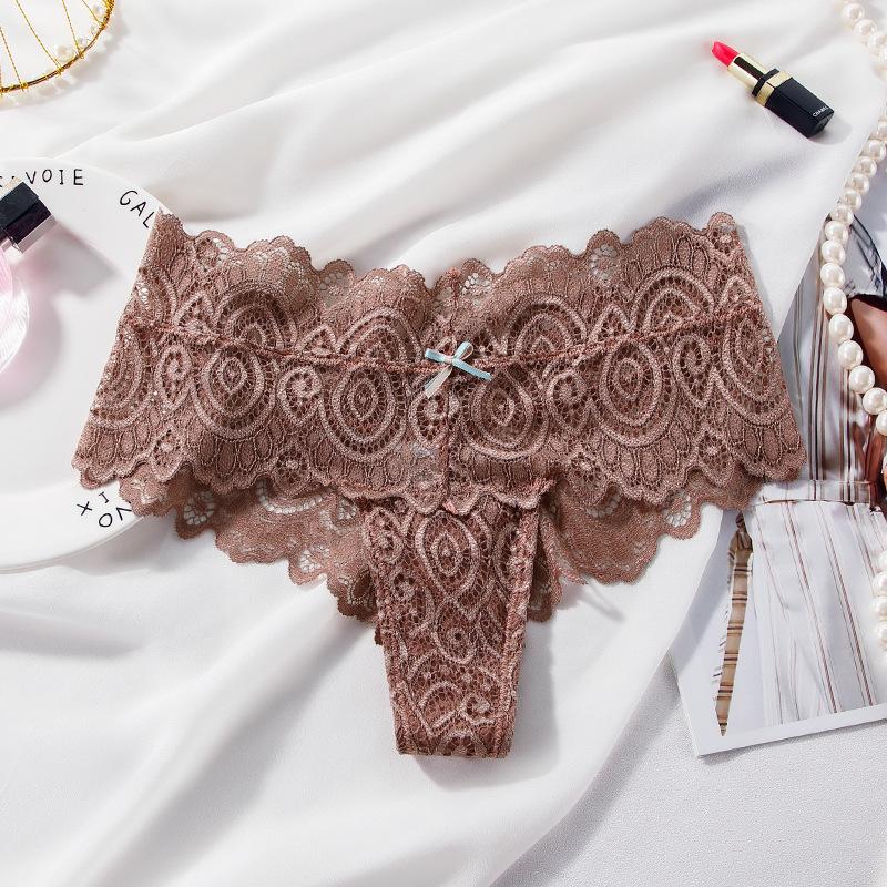 

Женские кружевные трусики со средней талией, трусы-боксеры с Т-образной спинкой, женские стринги, трусы XL