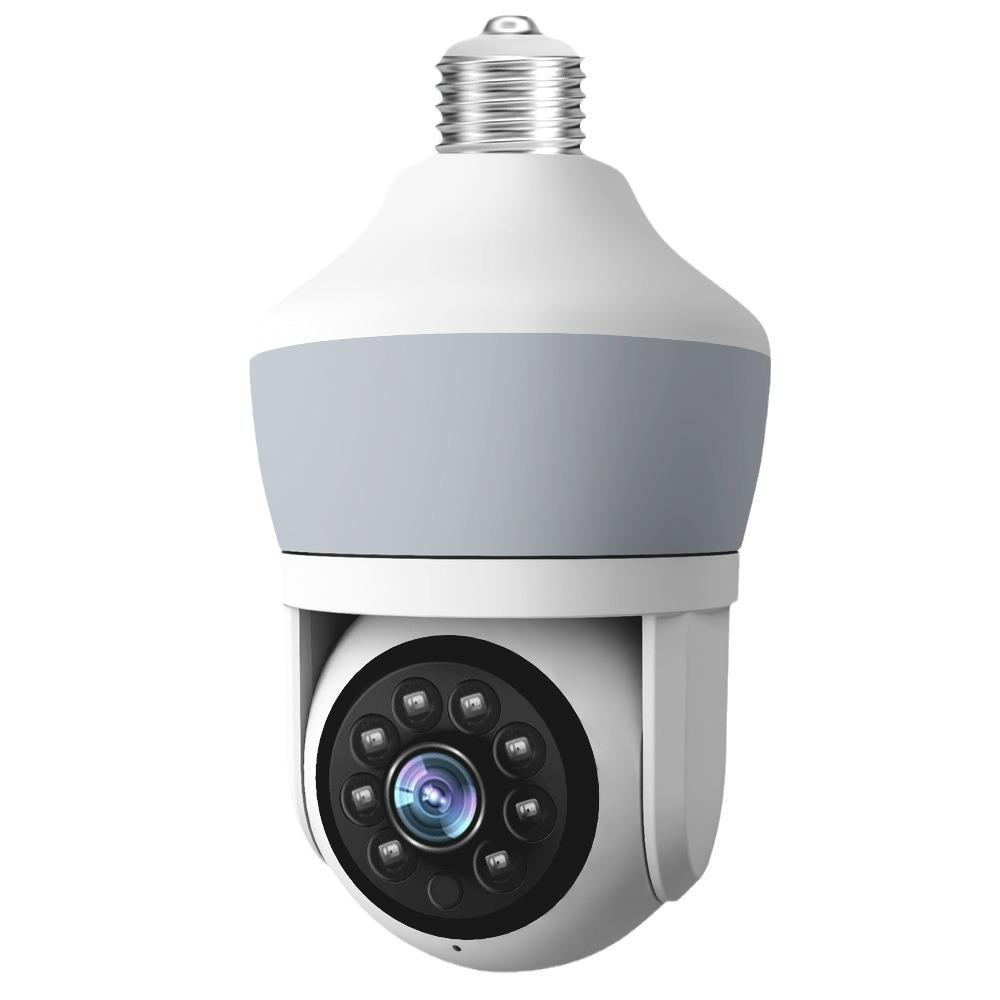 Smart Surveillance Bulb Camera with HD Night Vision and Full-Color Mobile Monitoring