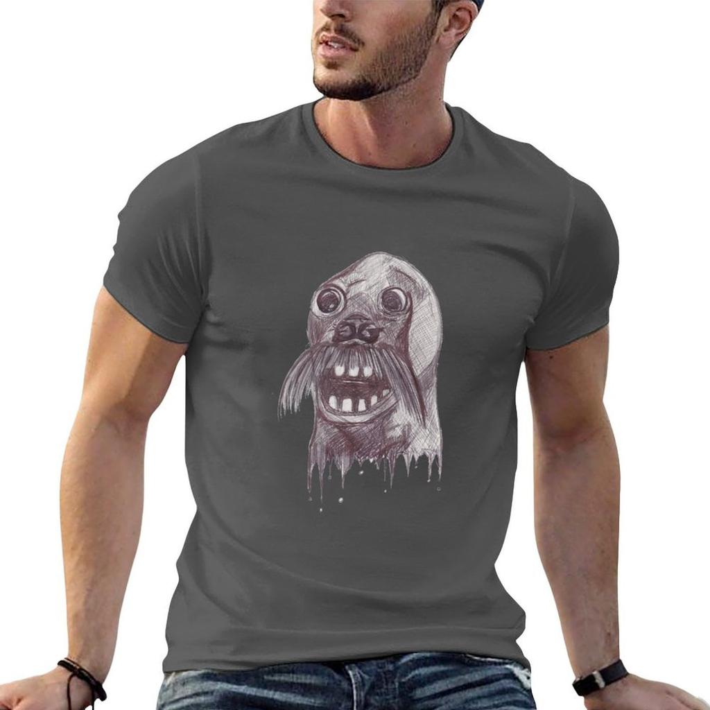 Millies Diary The Walrus Tshirt Basic Plain Short Sleeve Crew Neck Tee