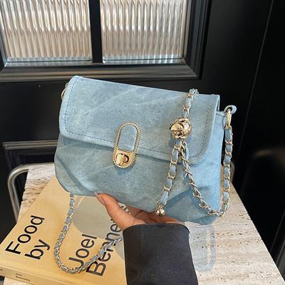 Bolsas para mulheres 2024 Nova moda popular de alta qualidade Nicho super quente Bolsa de ombro único Bolsa de corrente