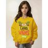 Children's Sweatshirt Autumn New Style Loose and Western Style Children's Spring and Autumn Cartoon Round Neck Sweatshirt RA02