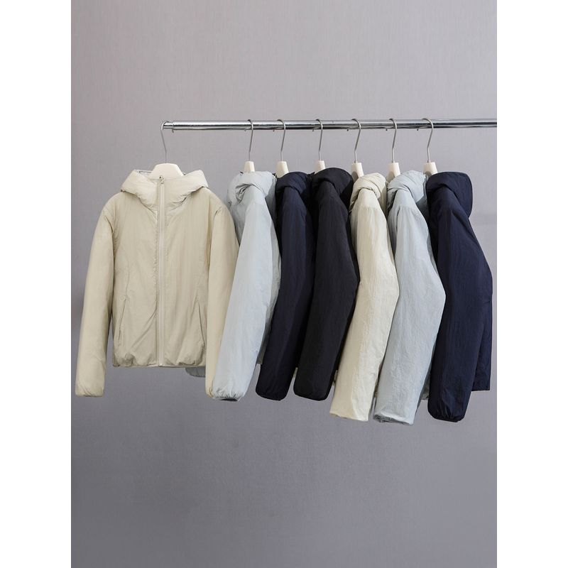 Original Export Surplus Genuine Lightweight Cotton Jacket for Men and Women, Couple Style, Reversible Cotton Coat with Hood