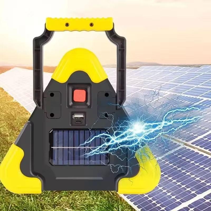 3 in 1 Solar Emergency Triangular Warning Light Safety Emergency Breakdown Alarm Lamp Portable Solar Light For Camping Workin