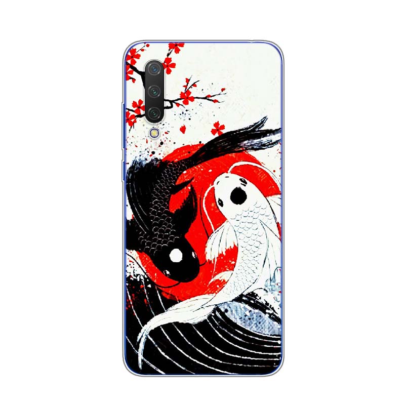 

Прозрачный чехол с изображением японского красного солнца в стиле аниме для Xiaomi Mi Note 11 11T 11i 10i 10T 10 9 9T SE 8 Lite Pro Ultra, чехол для телефона Mi 11T(11T Pro)