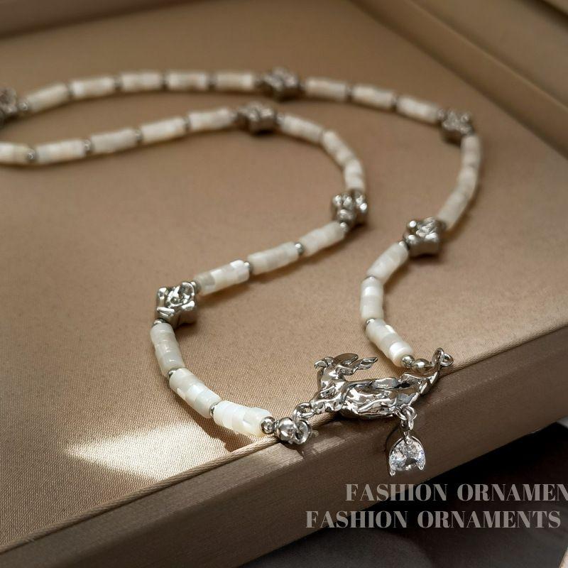 Welfare Fancy Accessible Luxury Spring/Summer New Arrival Earrings Necklace Fashion Elegant Vintage Earrings Trendy Niche Accessories