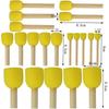 20PCS/bag Handmade Ceramic Sponge Rod Water Absorbing Coloring Sponge New Paint Crafts Sponge