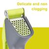 New Manual Stainless Steel Garlic Press Labor with Plastic Handle Saving Design Durable Garlic Puree Garlic Press Kitchen Gadget