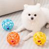 Haustierspielzeug Hohlkugelform Eingebaute Glocke Haustierspielzeug Bissfest Weiches TPR-Material Interaktives Hundespielzeug Langeweile Linderung Hundespielzeug