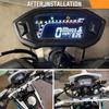 1,2,4 Cylinders Universal Speedometer Motorcycle LCD Digital Odometer Fuel Meter Display Dashboard Speedometer for Honda 1-6Gear