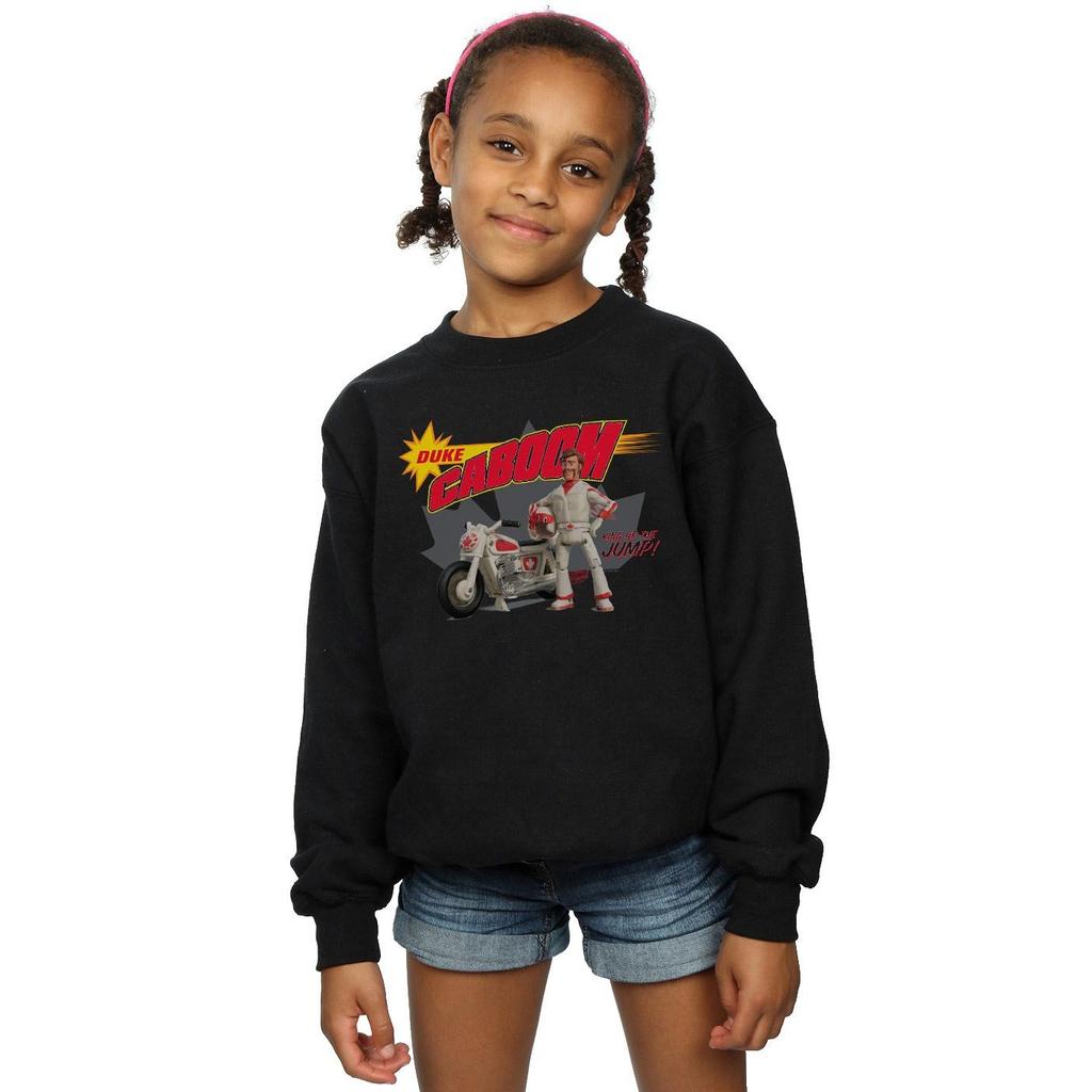 Disney Girls Toy Story 4 Duke Caboom King Of The Jump Sweatshirt
