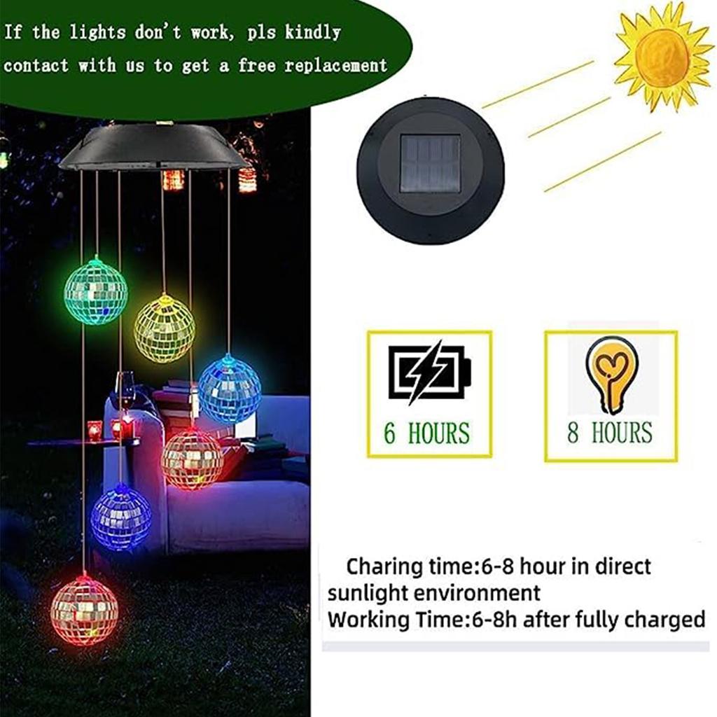 Solar Balls For Outdoor Decoration Of Garden Terraces,  Color Changing Solar Garden Lights,