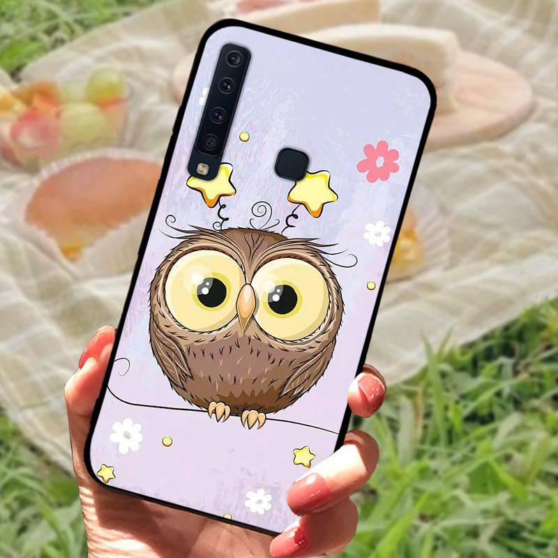 For Samsung A9 2018 Case Cover A7 2018 Silicone Soft Marble Black Bumper Funda Coque for Samsung Galaxy A7 A9 2018 Protective