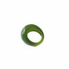 Glossy Transparent Resin Rings Set For Women Mix Color Simple Personality Jewelry Party Gifts