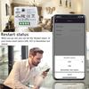 DieseRC Mini commutateur WiFi sans fil télécommande RF 2500W 10A 3 récepteurs avec 1 interrupteur mural