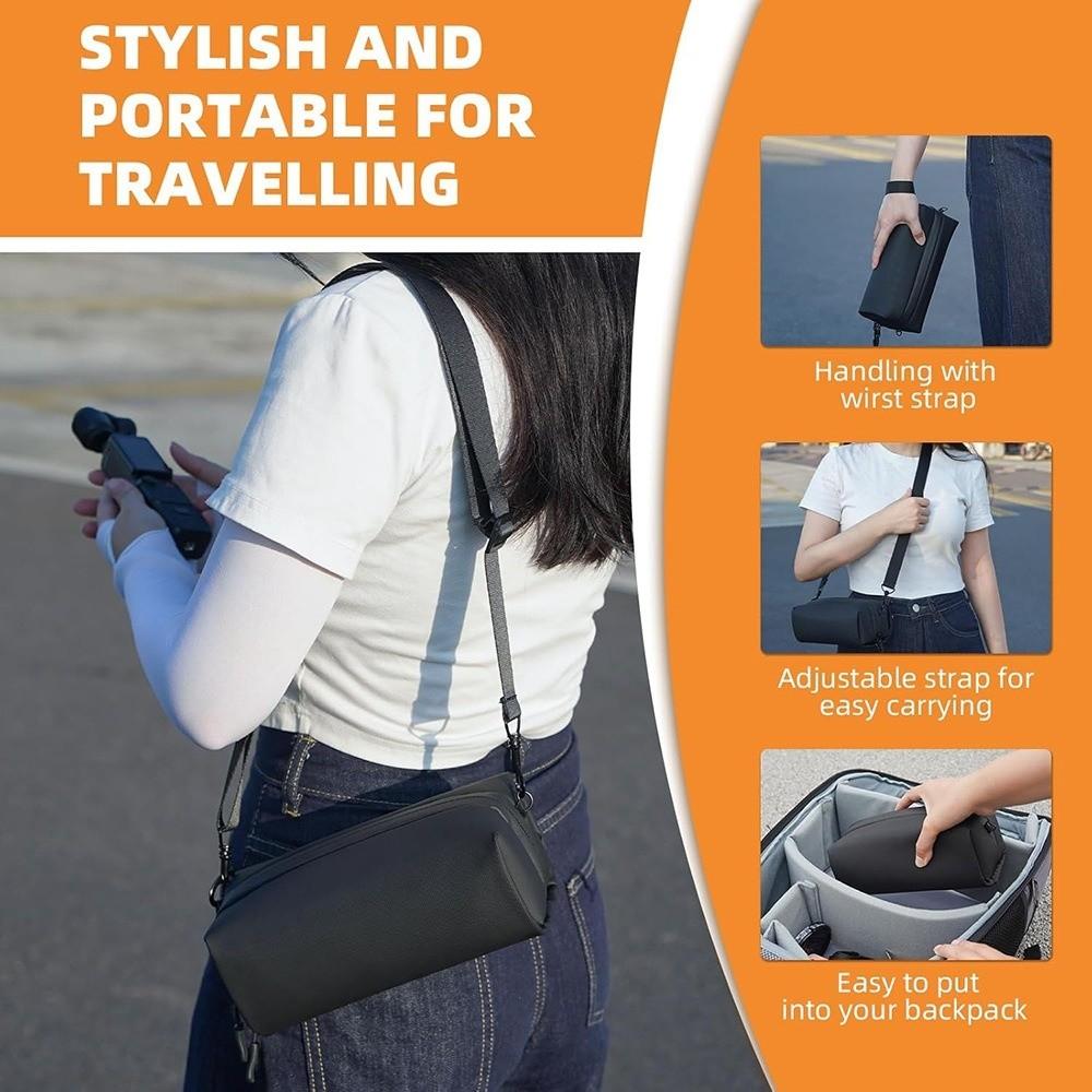Water Resistant Camera Storage Bag for DJI Osmo 360 Pocket 4/3/2 Camera Accessories
