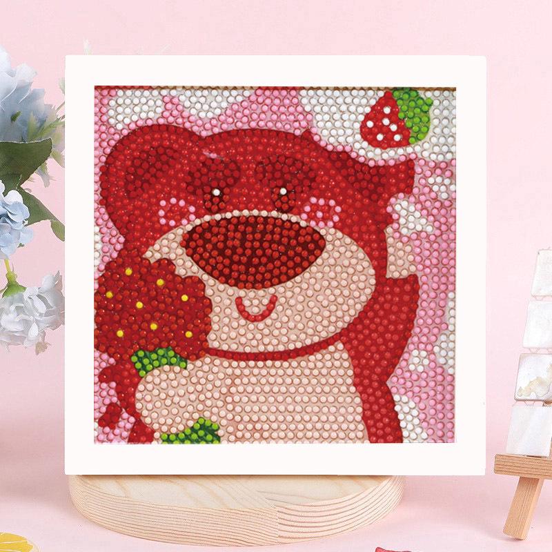 Sanrio Children's Diamond Painting with Frame Stickers - DIY Handmade Gift Set