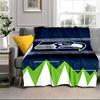 Seahawks Team Spirit Portable Blanket/Soft Blanket Bedding Blanket Suitable for Travel Camping Living Rooms Offices Sofas Fan Gifts