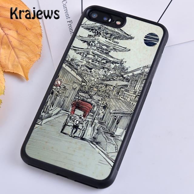 Krajews Kyoto Japan Old Capital Phone Case Cover For iPhone 17 Air 16 15 14 plus 12 13 pro max coque Fundas