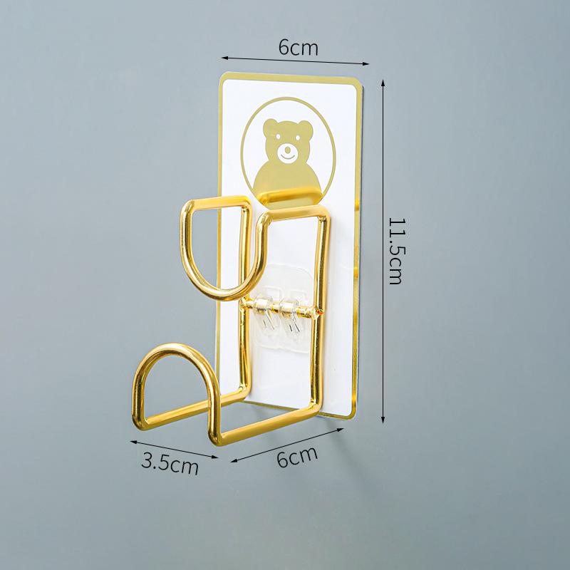 

Крючок для умывальника, стойка для хранения без проколов, вешалка для полотенец в ванной комнате 6*11.5*6cm белый