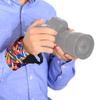 Retro Style Double Cotton Yard Colorful Pattern Shoulder Neck Strap Camera Strap Bags Wristband
