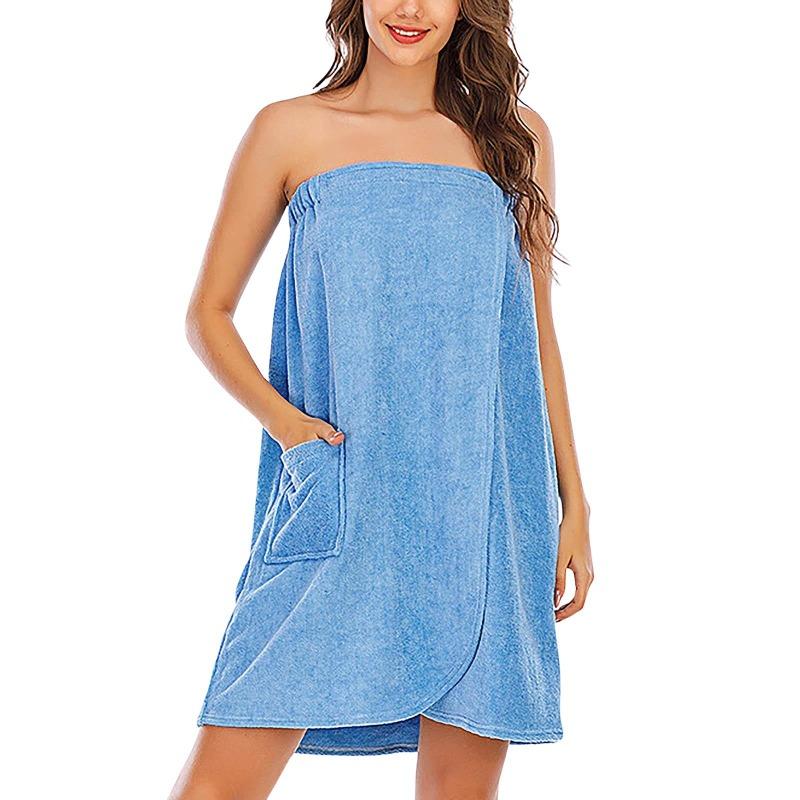 Women's Summer Bathrobes Absorbent Bath Towels Comfortable Women's Pajamas