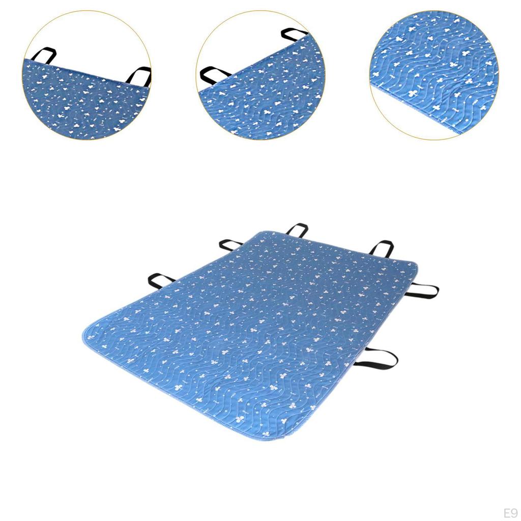 Positioning Bed Pad with Handles Lift Aid for Caregiver Elderly Disabled