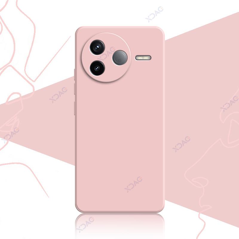 Mobile Phone Cases for Xiaomi Redmi K80 Pro 5G 6.67" RedmiK80 K80Pro 360 Soft Luxury Square Liquid Silicone Back Covers