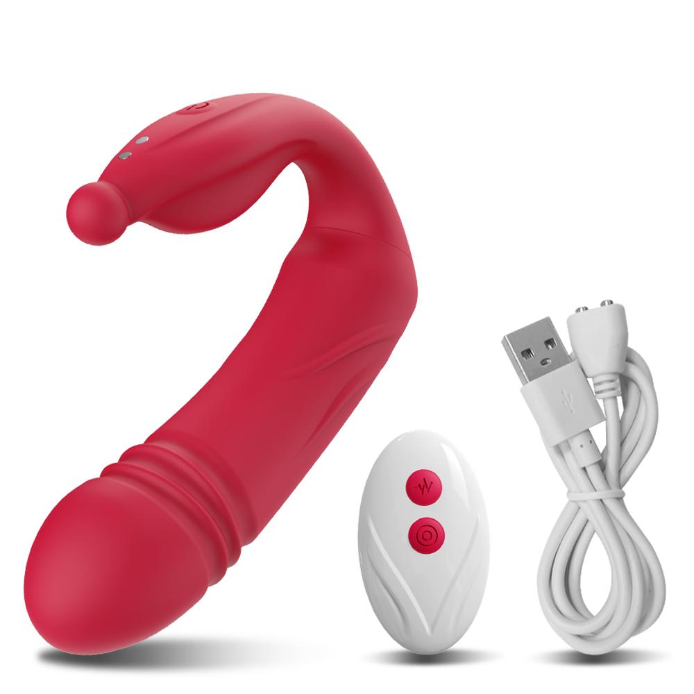 Telescopic Vibrator for Women APP Wearable Dildo Panties G Spot Stimulator Masturbator ασύρματο τηλεχειριστήριο σεξουαλικό παιχνίδι για ενήλικες