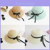 Paper Straw Sun Hat For Adults With Wide Brim Foldable Sunshade For Summer Casual Wear