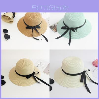 Paper Straw Sun Hat For Adults With Wide Brim Foldable Sunshade For Summer Casual Wear