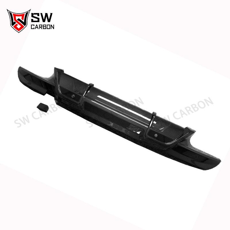 Carbon Fiber Rear Diffuser & Side Skirts for 2024+ BMW X5M/X6M