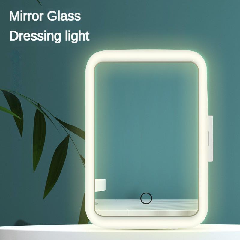 4L/7.5L Cosmetics Facial Mask Fresh-Keeping Freezer Portable Mini Car Refrigerator Home and Car Dual Use Mirror Fridge