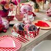 12Pcs/Set Paper Party Snacks Trays Creative Disposable Food Trays  Theme Party Decor