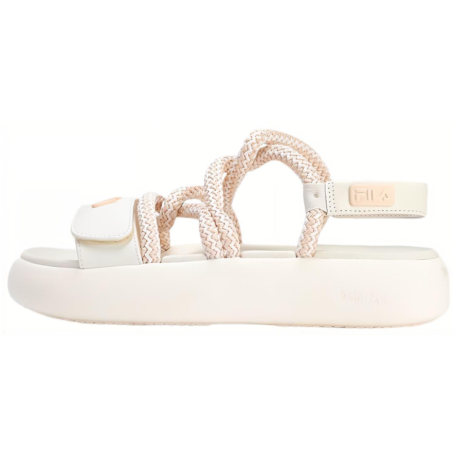 FILA Churro Sandals  White Pink  Women s F12W321402FGB 37.5
