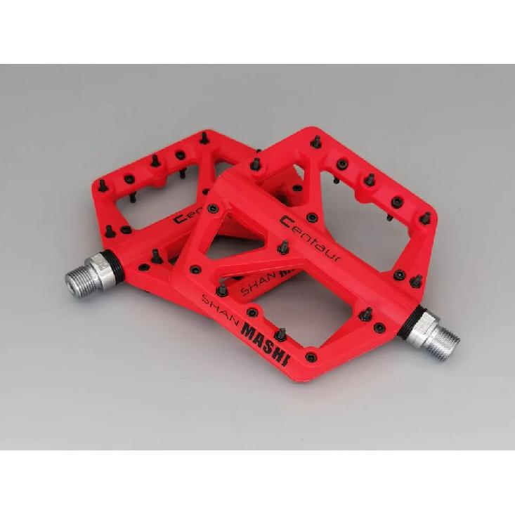 Bicycle bmx / Durable mtb bike pedals, Bicycle DH mountain bike pedals , 112*85mm Platform , Anti-slip nails Replaceable