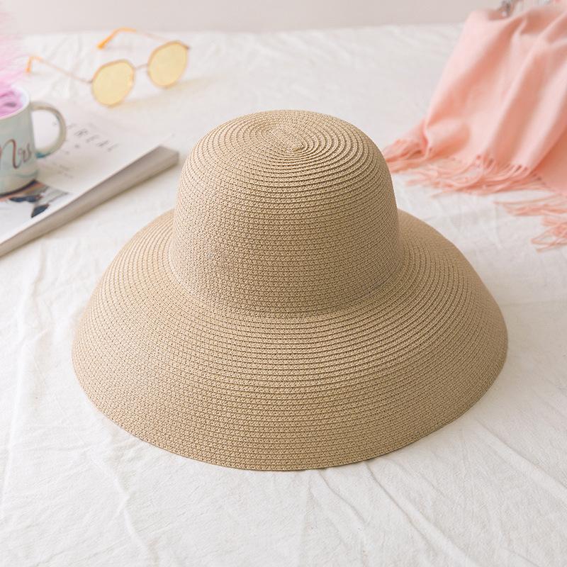 Sun Hat Women's cap Hats For Women Men Summer Straw Hat Sun Protection Hats Wide Brim Vintage Protection Fashion Straw Visor
