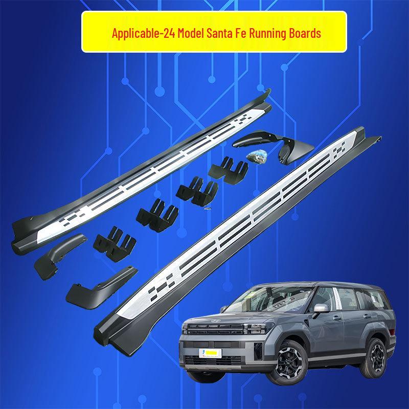 Santa Fe 2024 Side Steps and Entry Pedals - Modified Accessories