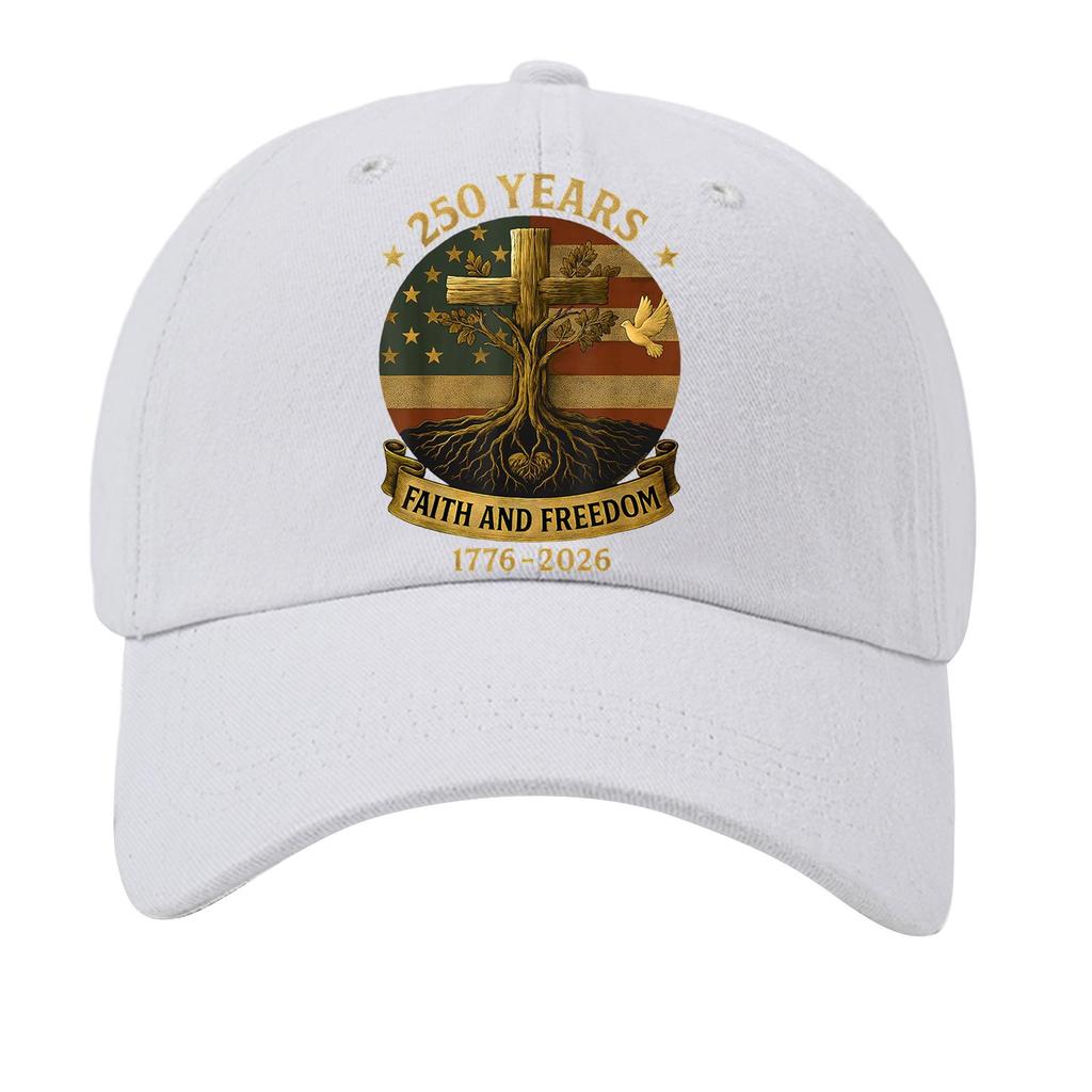 American Anniversary Commemorative Hat Printed Baseball Hat